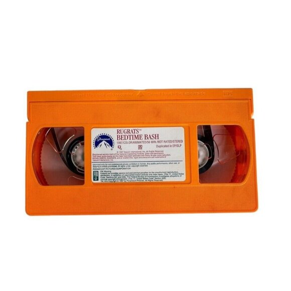 Rugrats Bedtime Bash VHS Tape 5 Not So Sleepy Cartoons 1997 Nickelodeon Tested - Picture 4 of 5